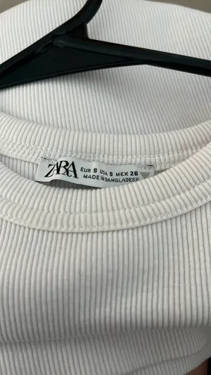 ZARA Ribbed Top thumbnail 3