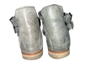 Free People Braeburn Leather Boho Booties Ankle Boots Size 37 7 thumbnail 4