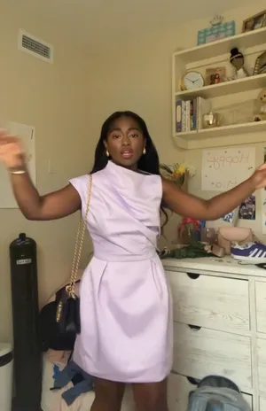 Elliatt Purple Semi Formal Dress thumbnail 2