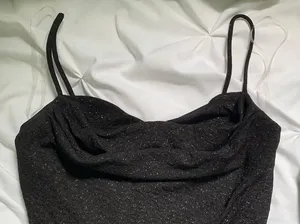 Sparkly Black Homecoming Dress thumbnail 3