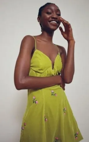 Urban Outfitters Green Mini Dress thumbnail 3