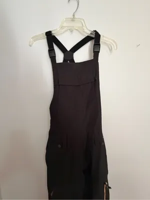 Women's Black Flylow Sphinx Cargo Bib Overalls thumbnail 6