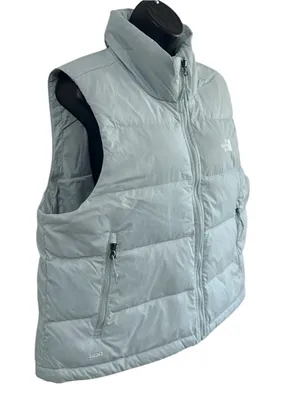 The North Face Women’s 600 Down Vest Mint Green Size XL Great Condition thumbnail 6