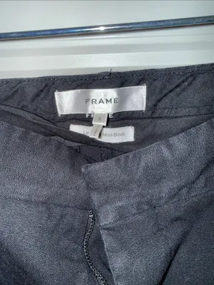 Frame Trousers Le Crop Mini Boot Pants Size 2 thumbnail 2