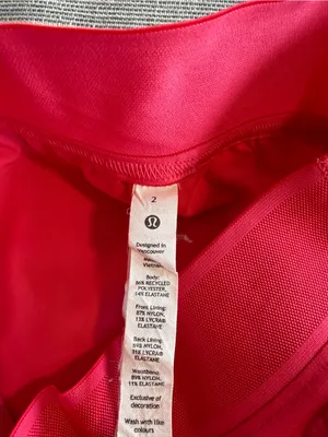 Lululemon Court Rival High-Rise Skirt Lip Gloss Pink Size 2 thumbnail 4