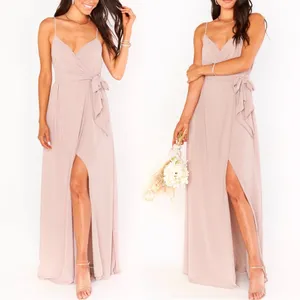 Show Me Your Mumu New Liz Maxi Bridesmaid Dress Dusty Blush Pink Size Medium thumbnail 3