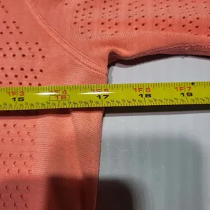 Lululemon Breeze By Long Sleeve *Squad Copper Clay Orange Size 6 Running Shirt thumbnail 4
