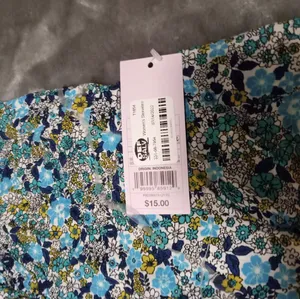 Sleeveless Woven Fit & Flare Dress-Wild Fable-Blue Floral Medium thumbnail 4