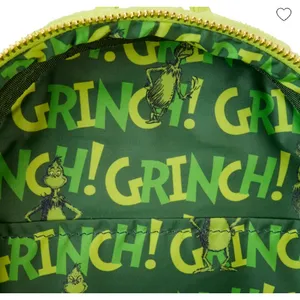 Loungefly Dr. Seuss How The Grinch Stole Christmas! Plush Light Up Mini Backpack thumbnail 8