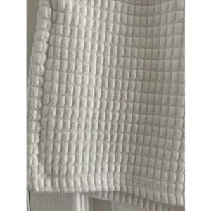 Princess Polly Waffle Knit Shorts Size 10 White‎ High Waist Textured Loungewear thumbnail 3