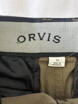 ORVIS MEN'S TECH CARGO BELTED SHORTS(BURNT OLIVE Size 32 thumbnail 3