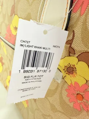 Gallery Tote In Signature Canvas With Floral Cluster Print ch727 thumbnail 7