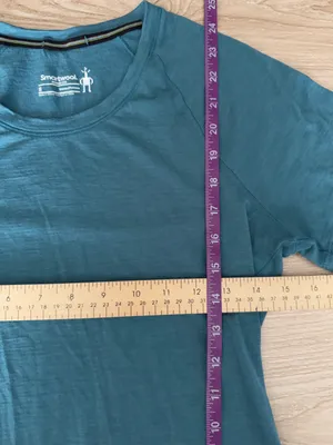 Smartwool Small Merino 150 Short Sleeve Tee Teal Hike Outdoor thumbnail 6