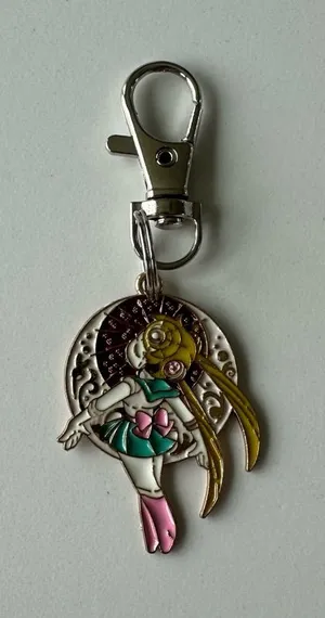 Sailor moon handmade keychain thumbnail 1