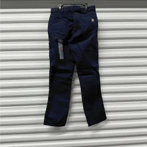 Carhartt Womens FR Rugged Flex Work Pants Size 12 Navy Flame Resistant Utility thumbnail 2