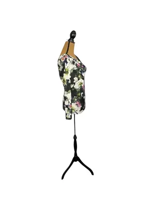 RACHEL Rachel Roy Floral Off Shoulder Top XL Twist Neck Long Sleeve thumbnail 4