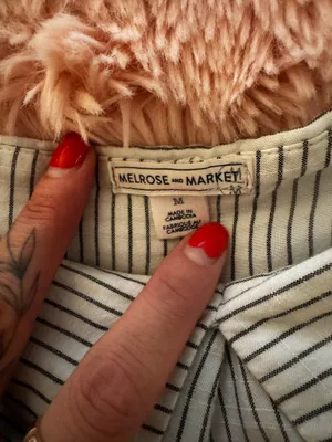 Melrose Market Striped Blouse thumbnail 3