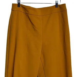 ANN TAYLOR Women's‎ Ochre Wide Leg Cropped Pants Size 8 thumbnail 3