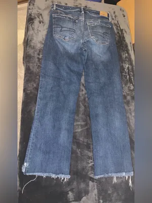 American Eagle High Rise Cropped Flare Jean Size 10 Long thumbnail 8