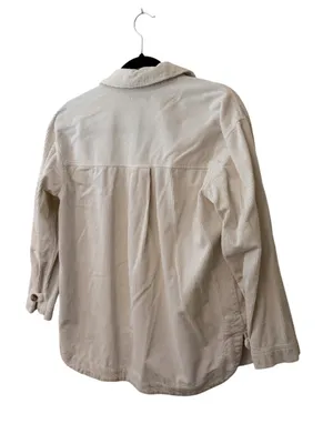 Madewell Corduroy Shirt Jacket Shacket Ivory S thumbnail 8