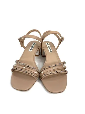 Karl Lagerfeld Paris Tori Imitiation Pearl Sandals Size 7 thumbnail 3