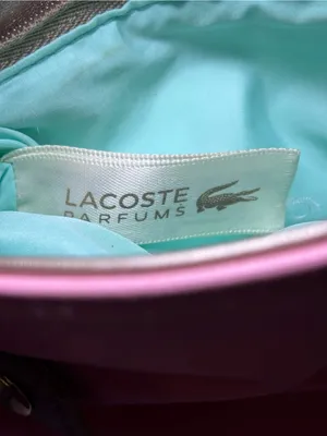 LACOSTE COSMETICS MakeUp Bag Pouch Vintage Pink Perfumes thumbnail 4
