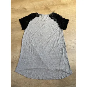 EUC Womens Harley Davidson Motorcycle Top Black Lace short sleeve Eagle size M thumbnail 2