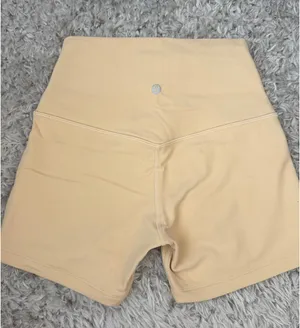 Tan lululemon biker align shorts 4” thumbnail 2