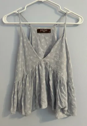 Boutique Top Gray Size M thumbnail 1