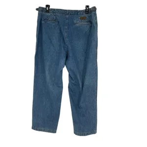 Lauren Jeans Co Ralph‎ Lauren Womens 18W Blue Denim Straight Leg Pants Classic thumbnail 2