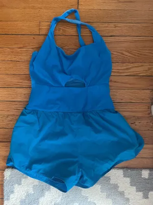 Workout Body Suit Blue Size M thumbnail 5