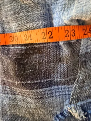 BDG Joey Flannel Shirt Womens Blue Boho Retro 90s Y2K Casual Comfy Streetwear thumbnail 6