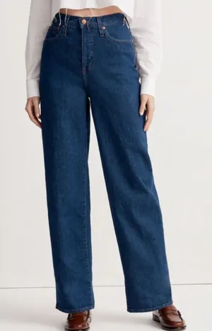 Madewell The Perfect Vintage‎ Wide-Leg Jean Sz 27 thumbnail 1