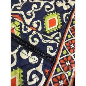 Vera Bradley Original Zip Hipster Crossbody‎ Bag Sun Valley Quilted Navy Orange thumbnail 6