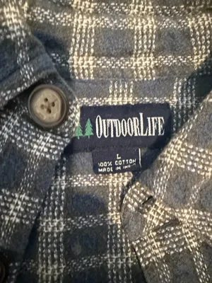 Oversized Flannel Gray Size L thumbnail 4