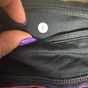 Lululemon Run: Speed Short 4-Way Stretch – Twisted Dune Alarming Black – Size 2 thumbnail 5