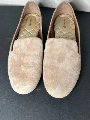 Birdies Tan Suede Starling Flat Loafer Size 9.5 Classic Preppy Office thumbnail 4