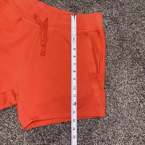 Gymshark Women's Orange Athletic Shorts Size Medium Drawstring Gym thumbnail 5