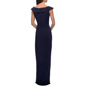La Femme Formal Evening Gown Sz 4 Blue Wedding Party Mother Of Bride Dress thumbnail 3