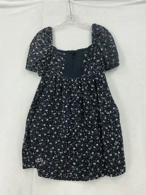 Maeve Navy Floral Off-Shoulder Mini Dress 1098 thumbnail 6