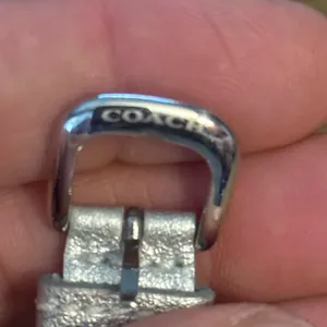 Coach Hampton silver leather strap watch thumbnail 9