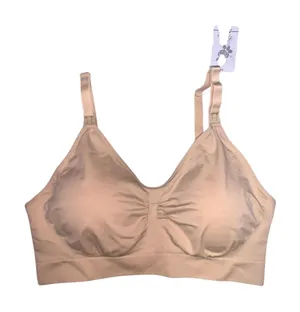 NWT Lataly Nursing Sleeping Maternity Bra Bralette For Breastfeeding Size XXL thumbnail 1