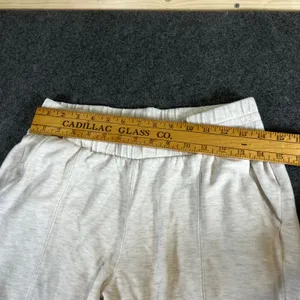 Danskin Womens Joggers Cream‎ Oatmeal Pintuck Tulip Hem Lounge Pants Size Medium thumbnail 6