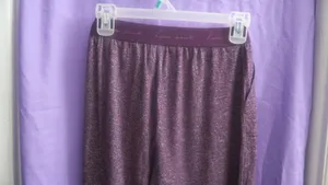 PINK Victoria's Secret loungewear sweat pants with pockets in purple size xs. thumbnail 9