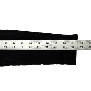 NEW Parisian Black Silk Cable Knit Turtleneck Sweater Womens Large Luxury VTG thumbnail 7