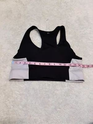 Fabletics large On-The-Go Medium-Impact Colorblock Sports Bra thumbnail 7
