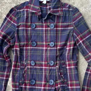 Aeropostale S Plaid Peacoat jacket fall staple thumbnail 3