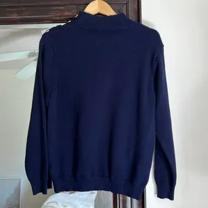 Amazon Kirundo Navy Button Mockneck medium thumbnail 6