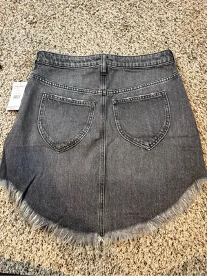 NWT Free People Bailey Denim Mini Skirt - Maverick thumbnail 6