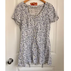 Reformation Margeaux Mini Dress Floral Spring Summer Relaxed‎ Lightweight thumbnail 3